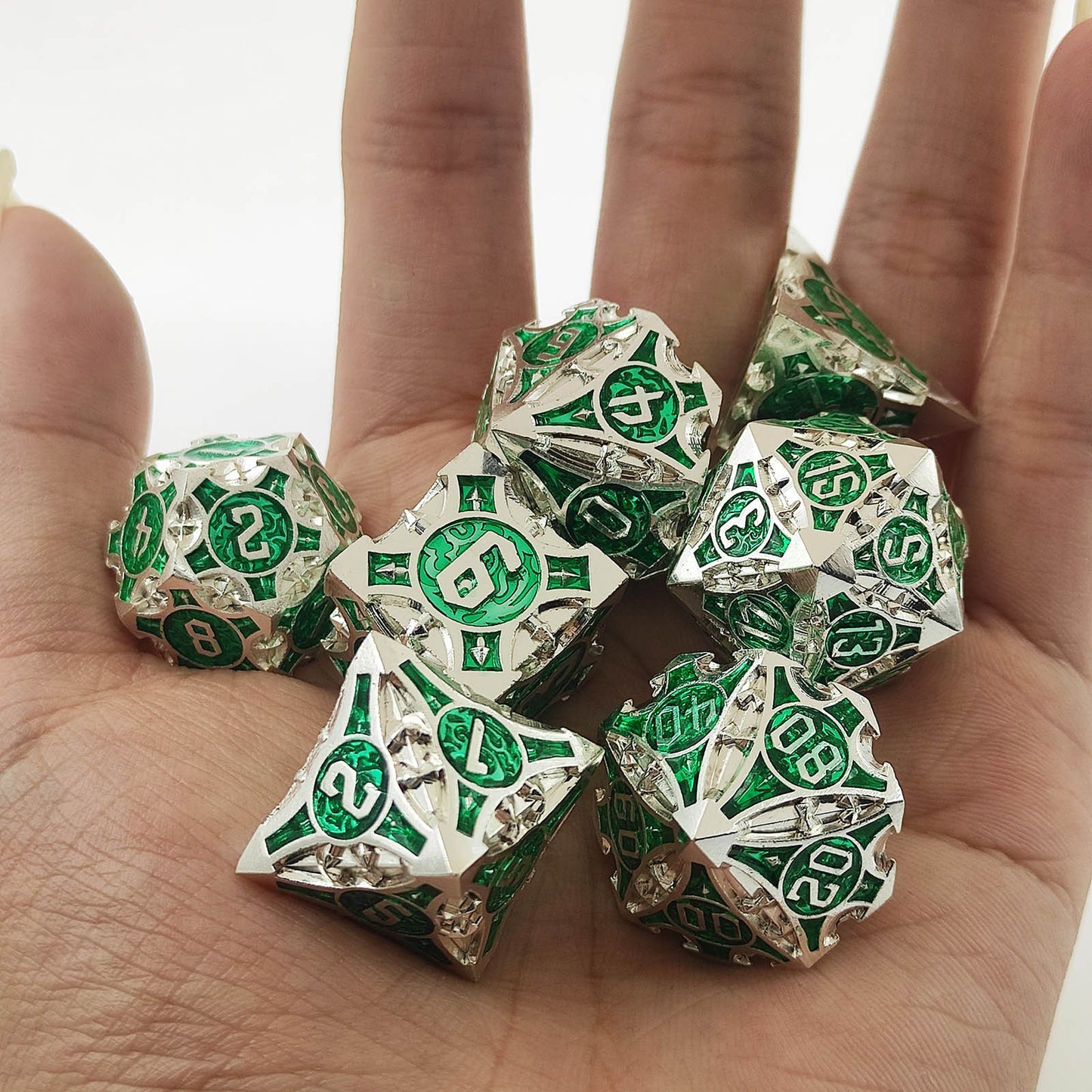 Board Game Props Pure Copper Metal Solid Dice