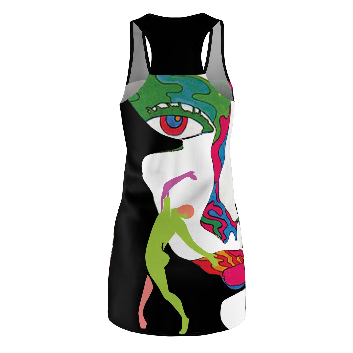 Women's POP ART Cut & Sew Racerback Dress (AOP)