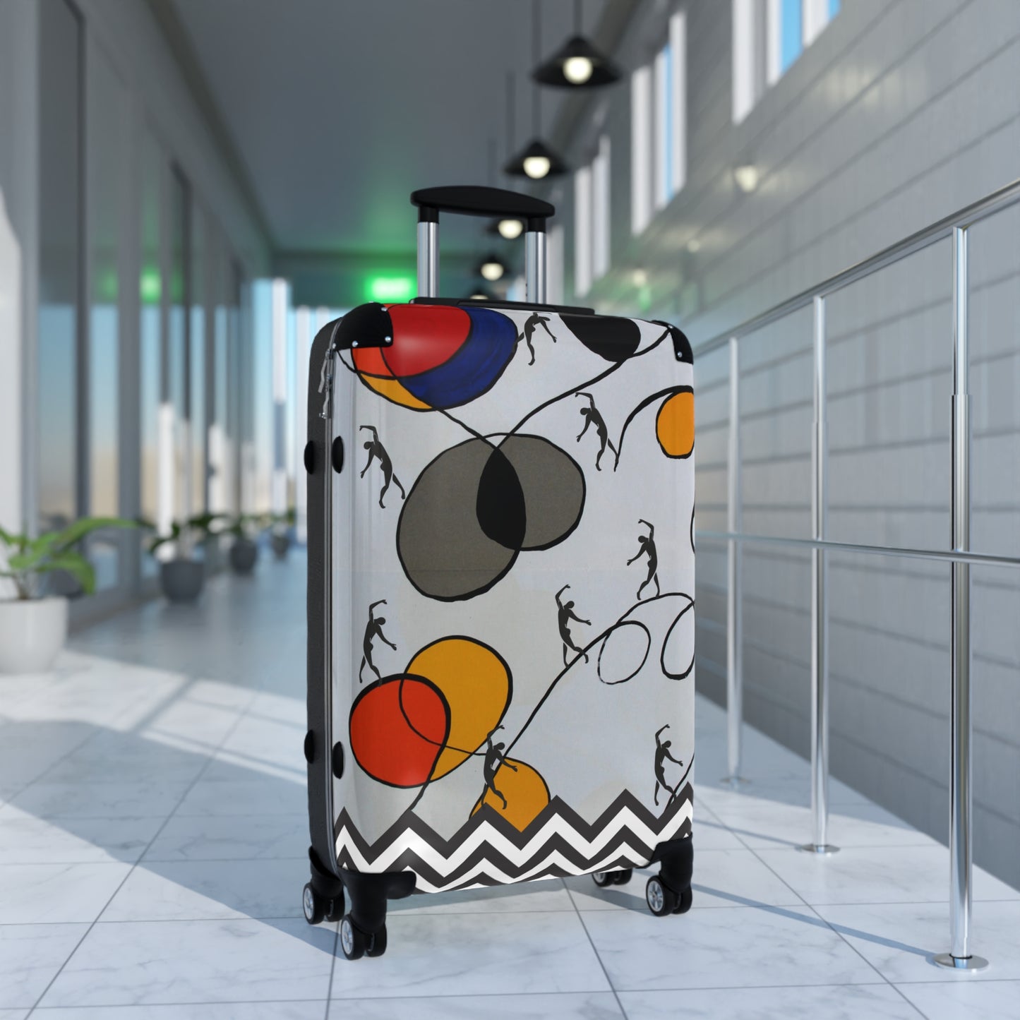 SOLSTICE Calder and Matisse dancers Suitcase