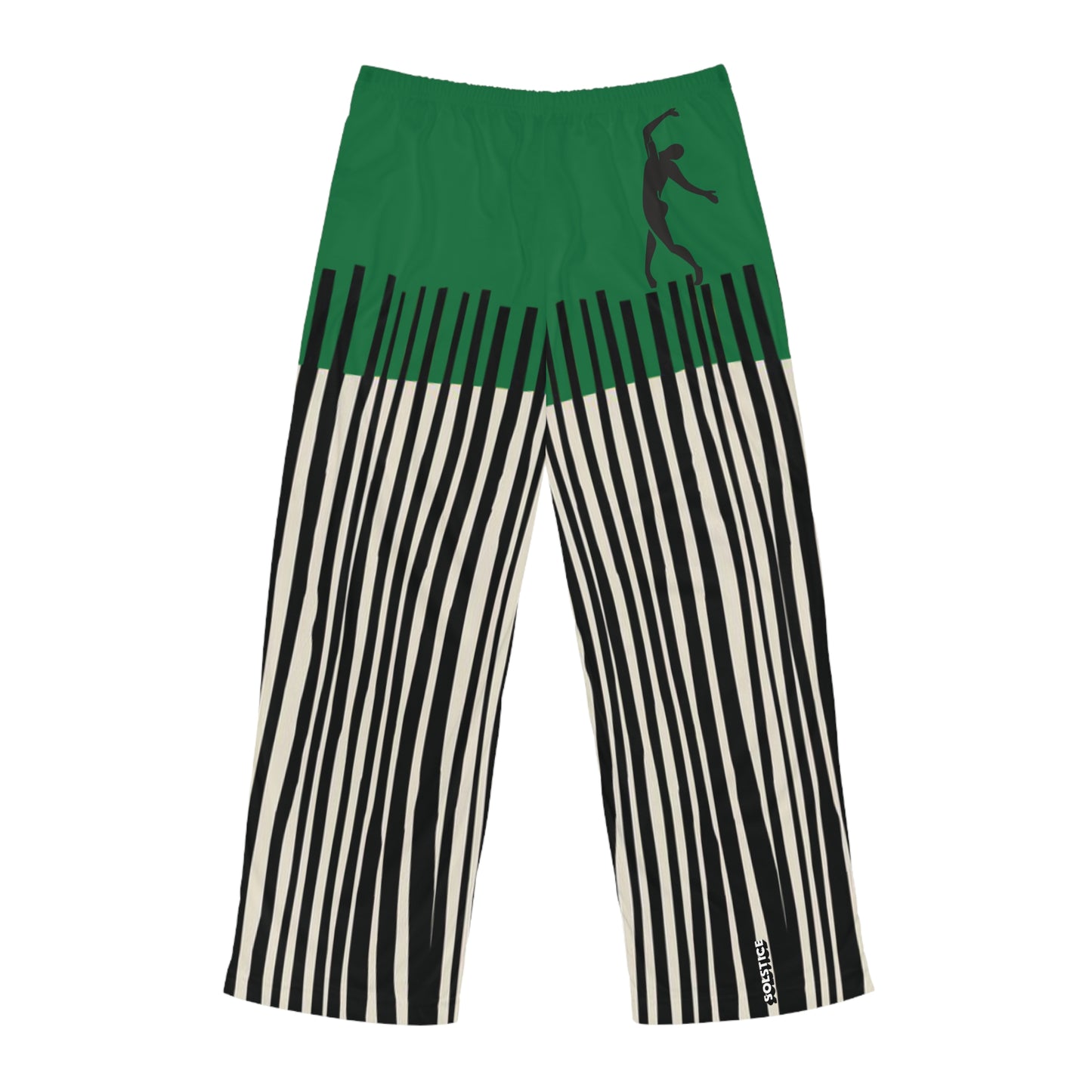 SOLSTICE Bamboo Men's Pajama Dark Green Pants (AOP)