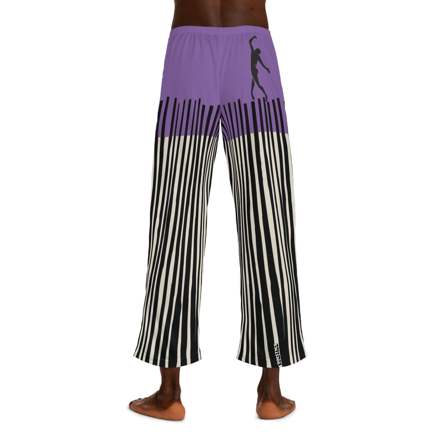 SOLSTICE Bamboo Men's Pajama Light Purple Pants (AOP)
