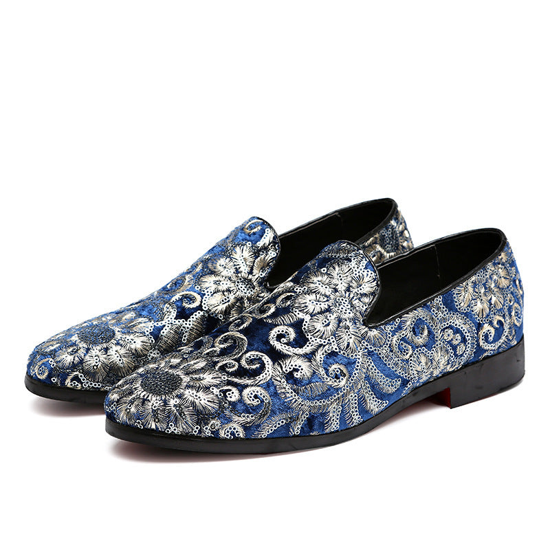 Luxury Embroidered men's shoes