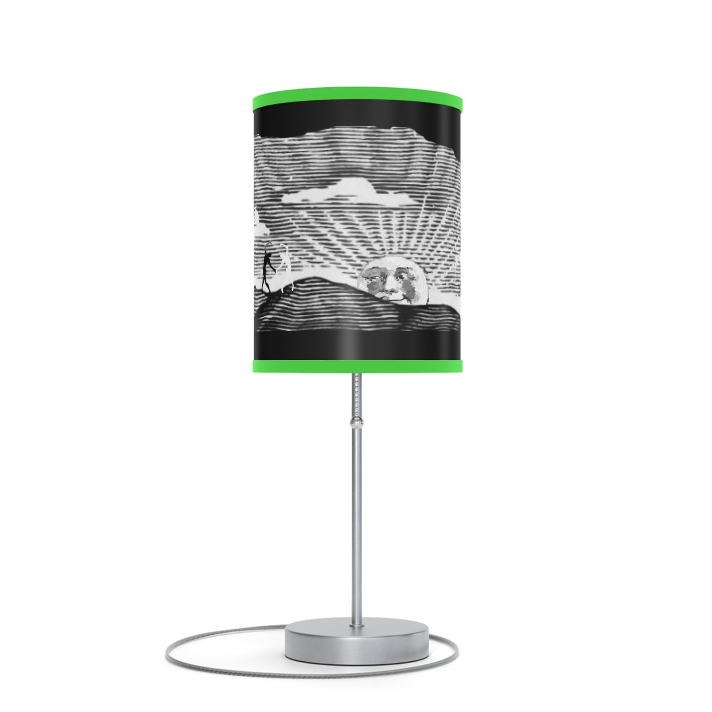 Solstice Engraved Sunrise Lamp on a Stand, US|CA plug