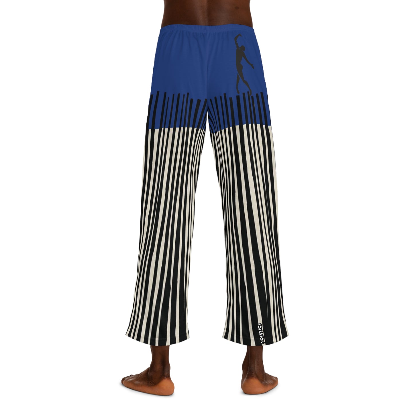 SOLSTICE Bamboo Men's Pajama dark blue Pants (AOP)