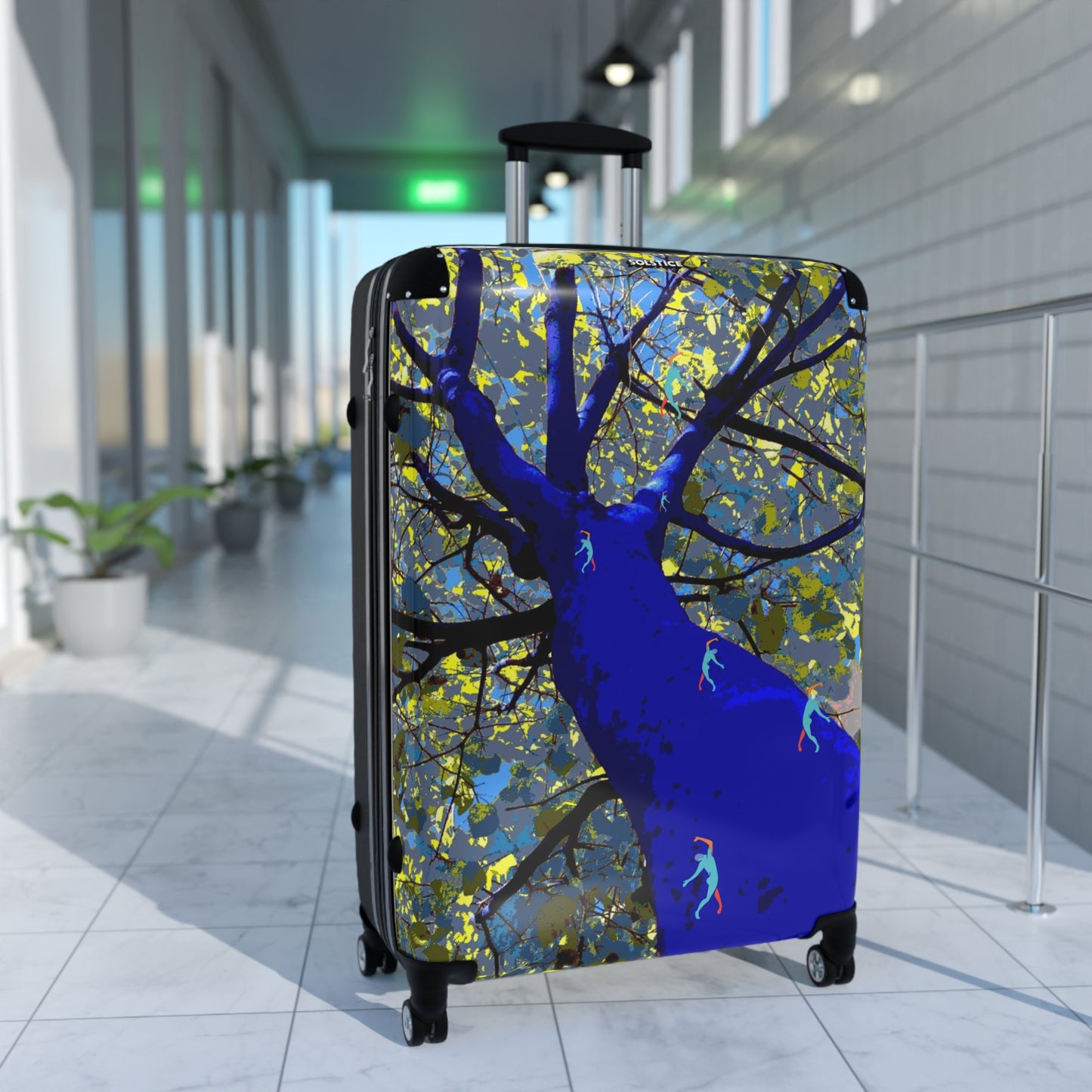 SOLSTICE BlueTree with dancers Suitcase