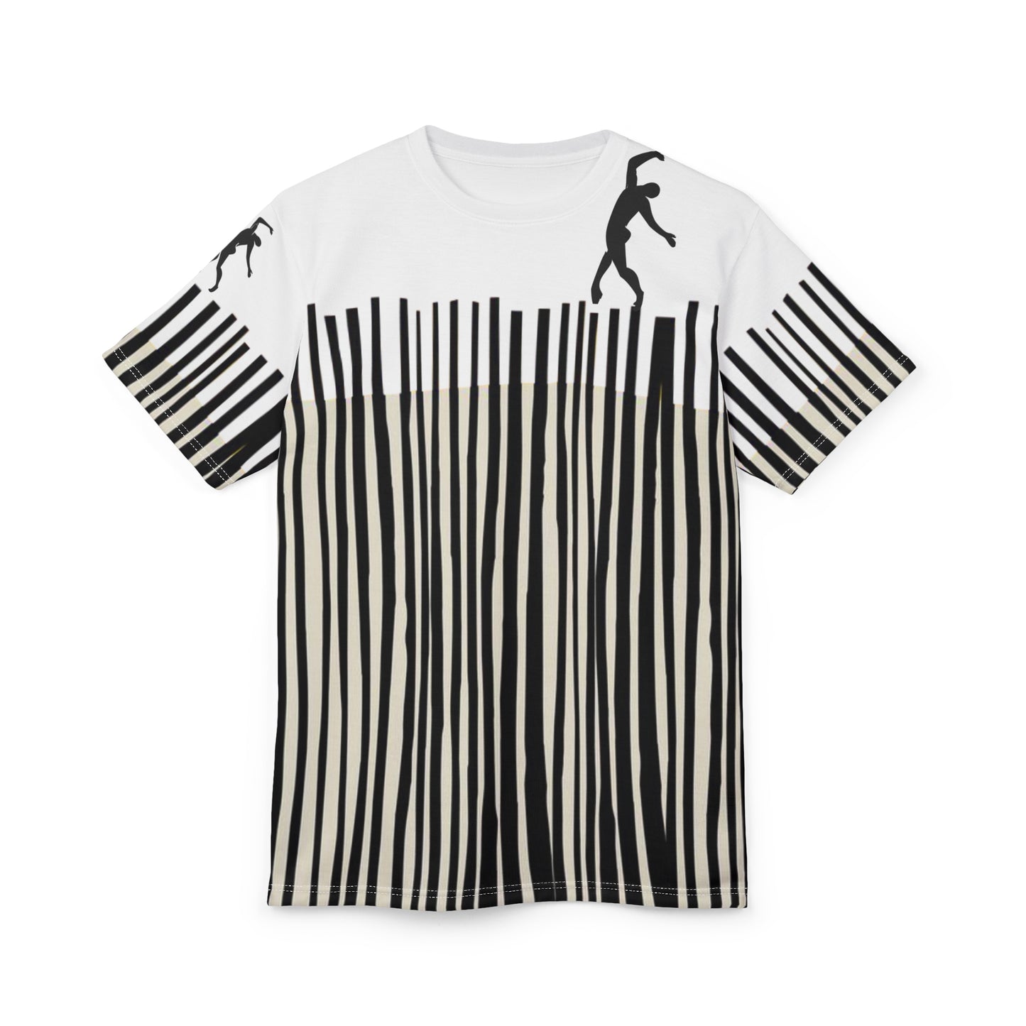 SOLSTICE Bamboo Unisex white Cut & Sew Tee (AOP)