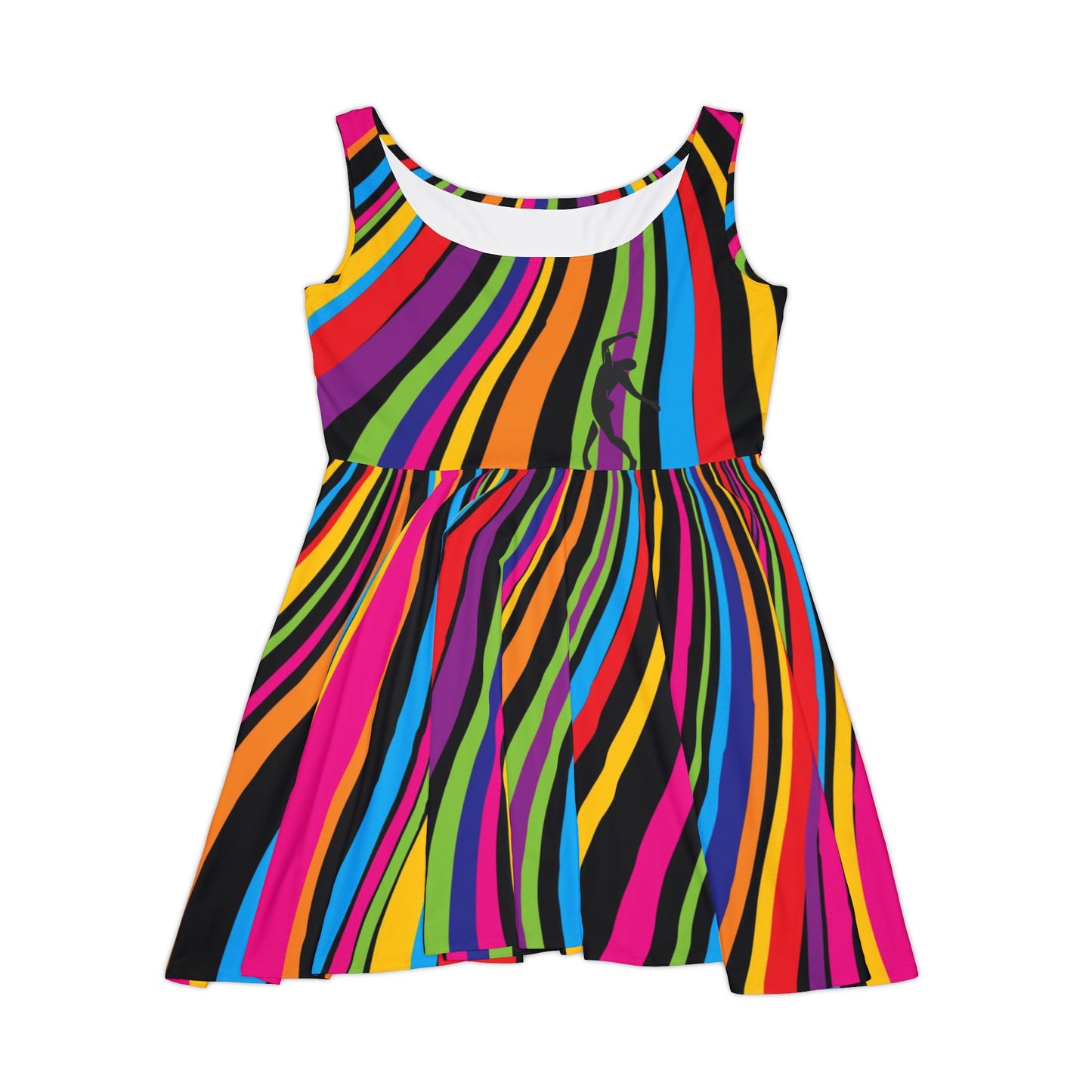 Women's Waves Skater Dress (AOP)