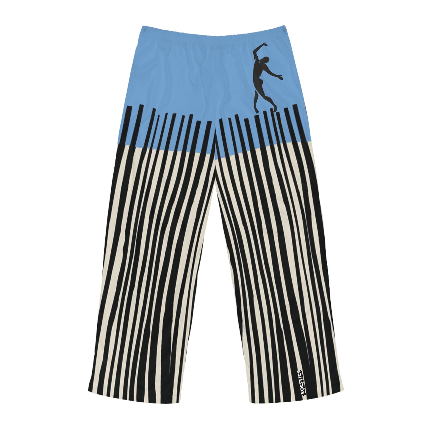 SOLSTICE Bamboo Men's Pajama Light Blue Pants (AOP)