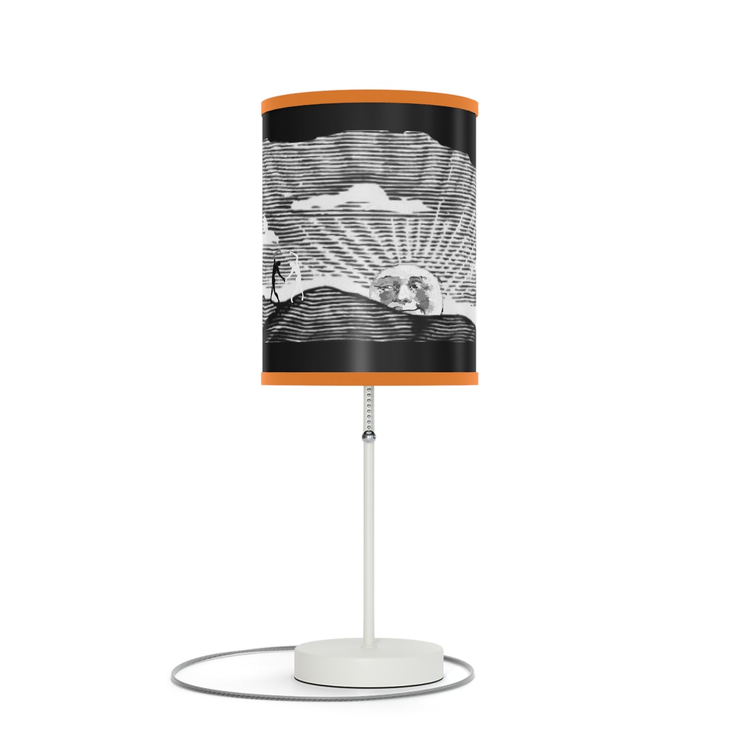 Solstice Engraved Sunrise Lamp on a Stand, US|CA plug