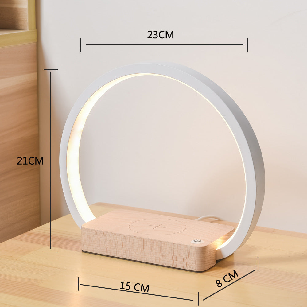 Multifunctional circle table lamp