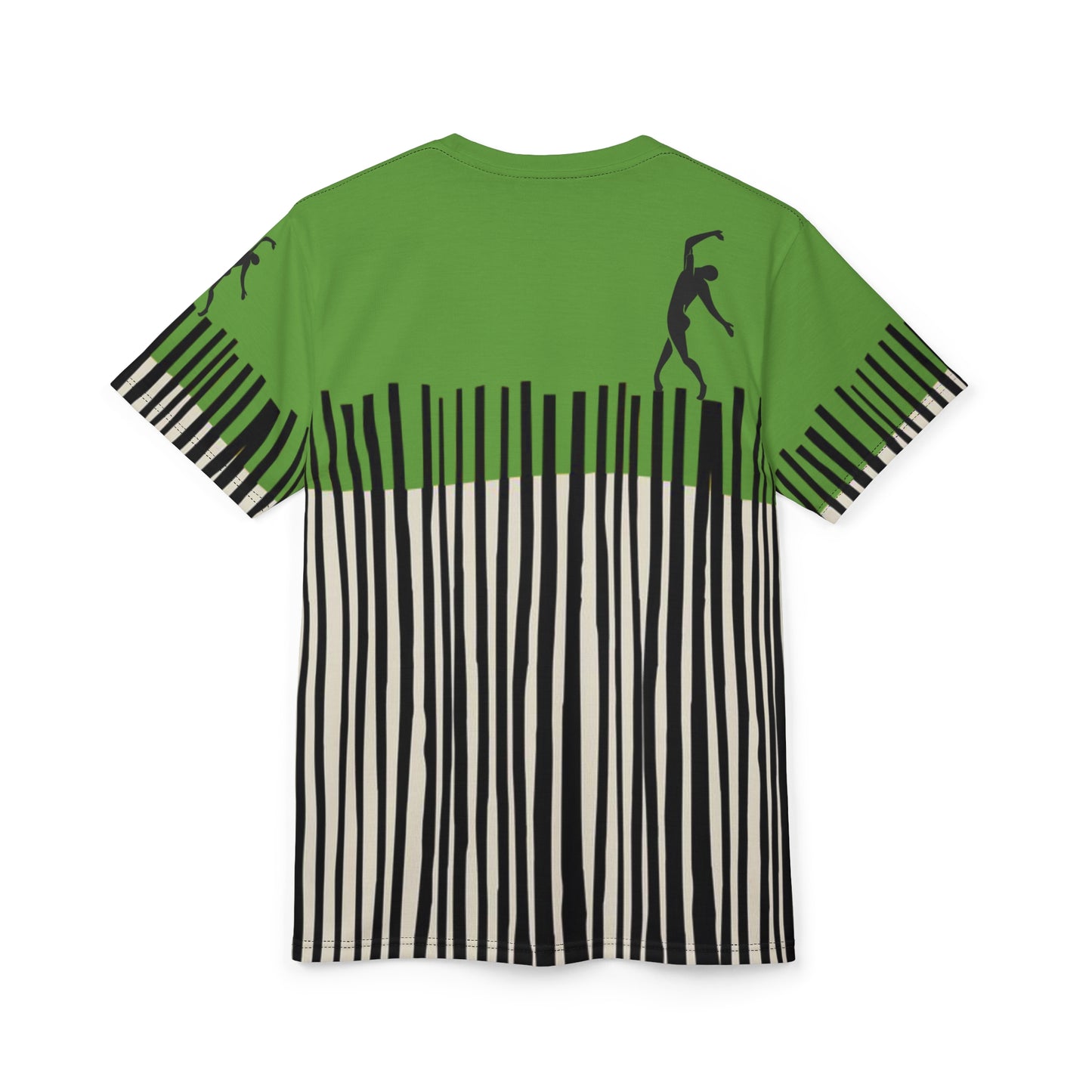 SOLSTICE Bamboo green Unisex Cut & Sew Tee (AOP)