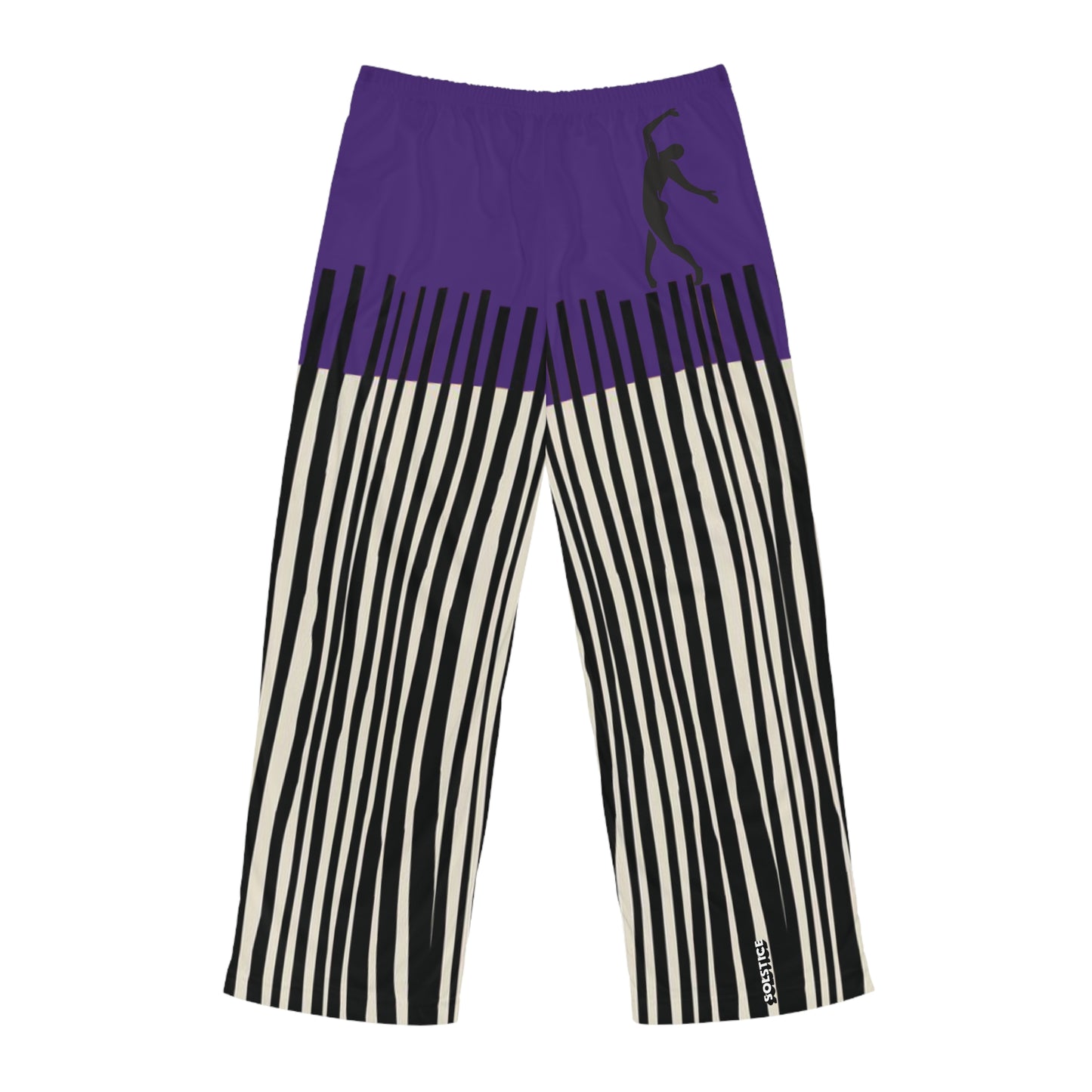 SOLSTICE Bamboo Men's Pajama Purple Pants (AOP)