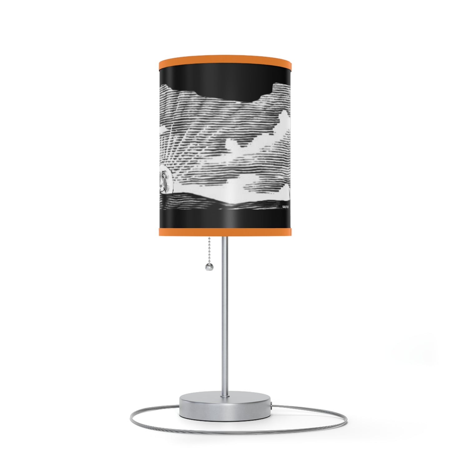 Solstice Engraved Sunrise Lamp on a Stand, US|CA plug