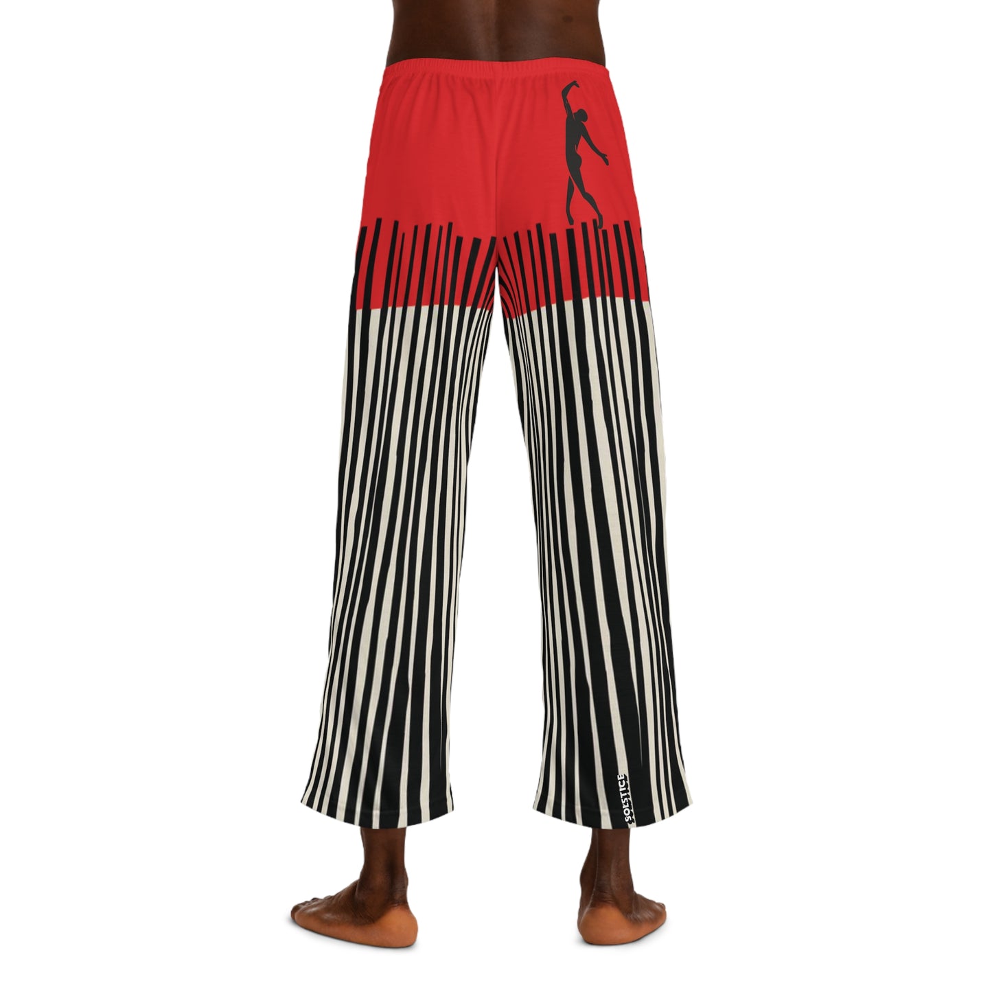 SOLSTICE Bamboo Men's Pajama Red Pants (AOP)