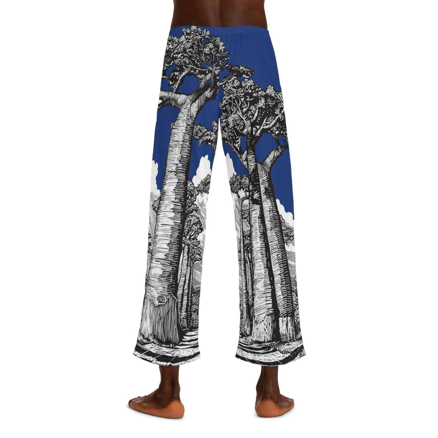 SOLSTICE Baobab Dark Blue Men's Pajama Pants (AOP)