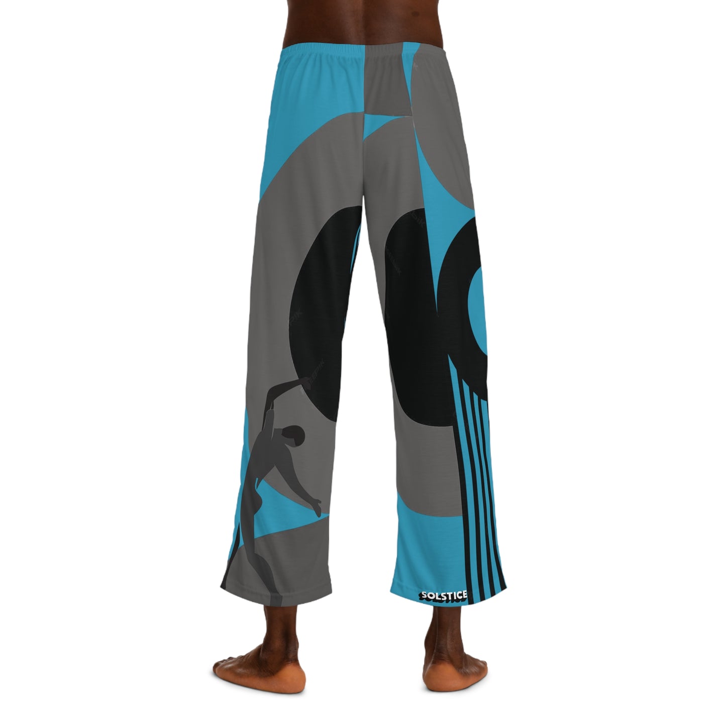 SOLSTICE Bauhaus Men's BW Pajama Pants (AOP)