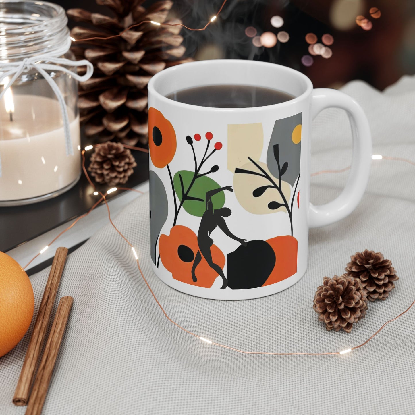 Matisse Flowers & dancers Ceramic Mug — Coffee Cup (11oz, 15oz)