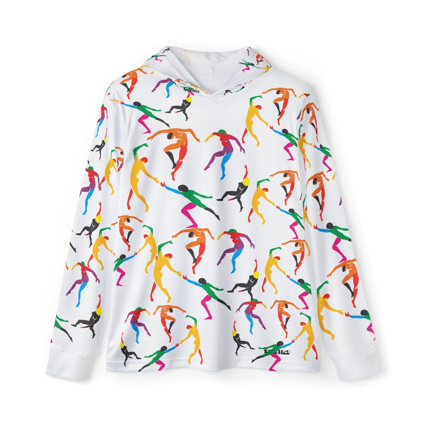 Men's SOLSTICE DANCE Sports white Warmup Hoodie (AOP)