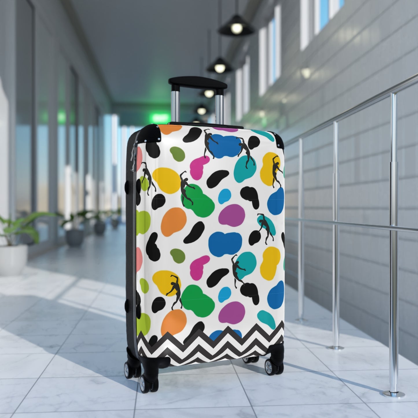 SOLSTICE Animal print Matisse dancers Suitcase