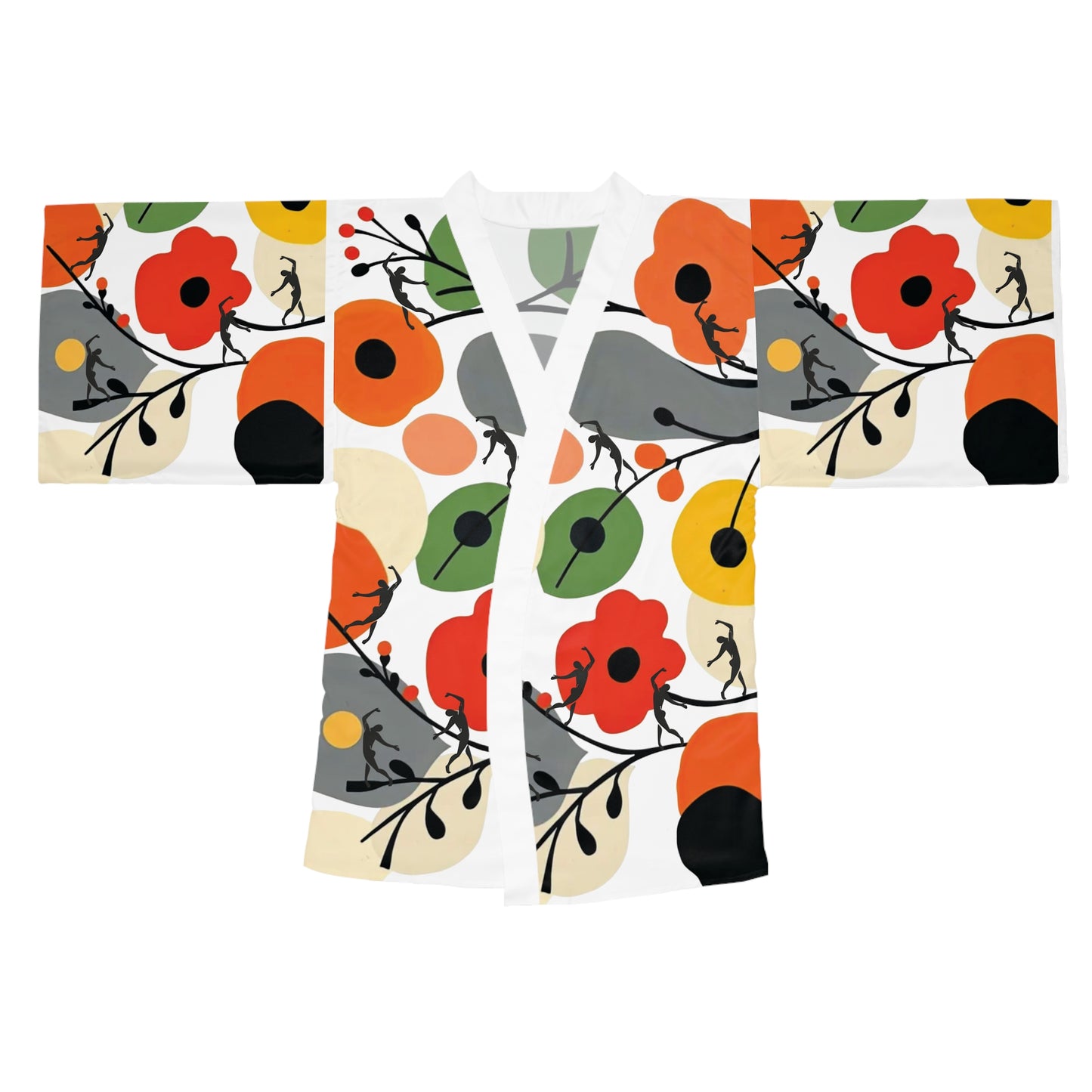 Long Sleeve SOLSTICE FLOWERS Kimono Robe (AOP)