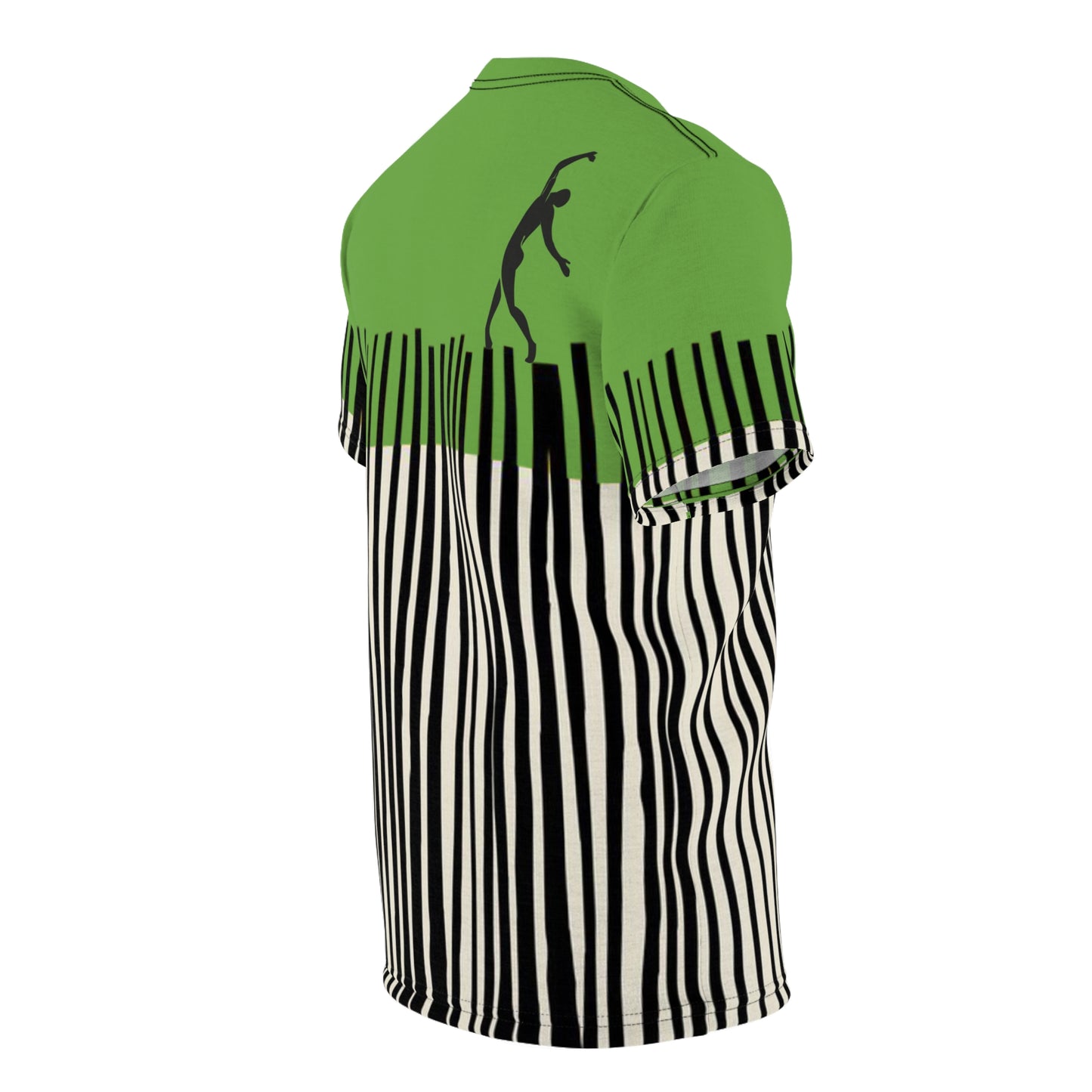 SOLSTICE Bamboo green Unisex Cut & Sew Tee (AOP)