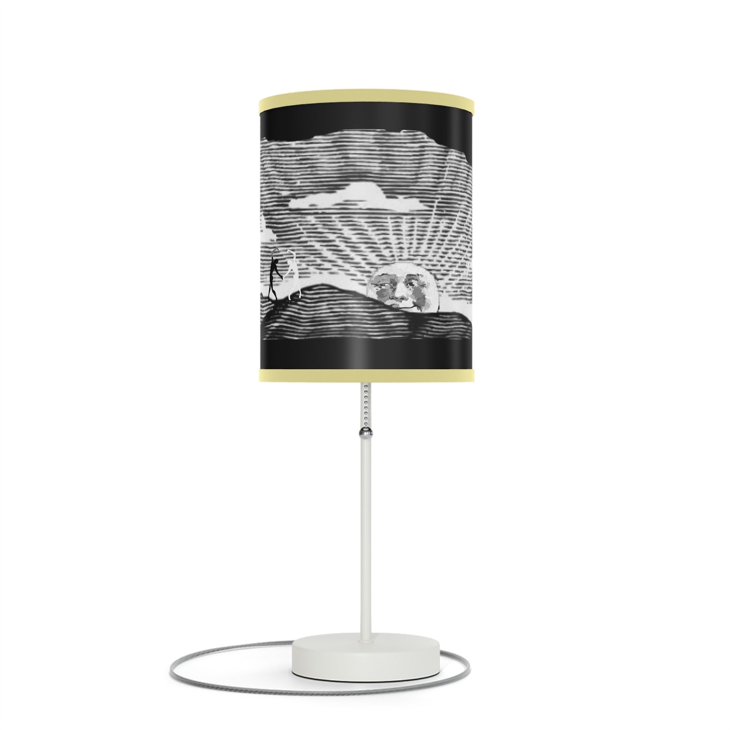 Solstice Engraved Sunrise Lamp on a Stand, US|CA plug