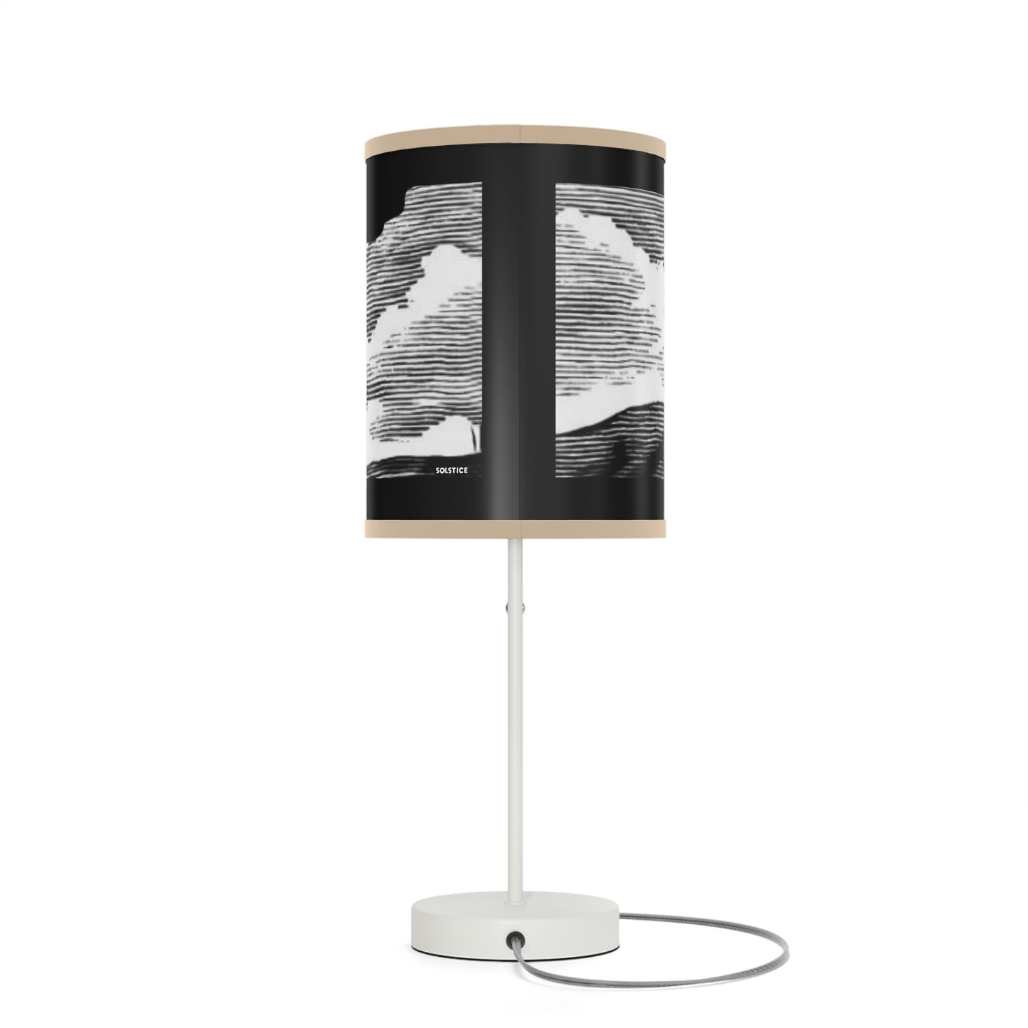 Solstice Engraved Sunrise Lamp on a Stand, US|CA plug