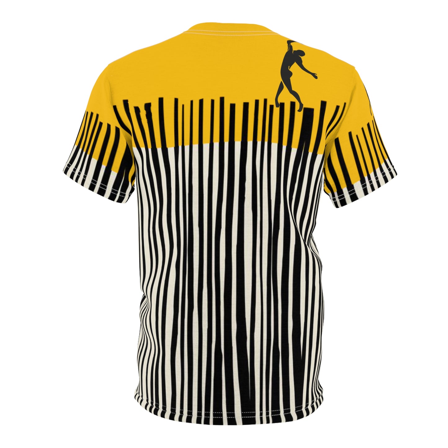 SOLSTICE Bamboo Unisex yellow Cut & Sew Tee (AOP)