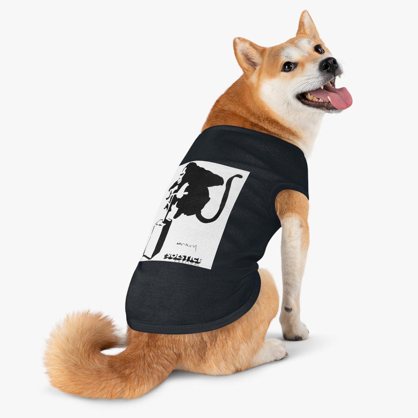 BANSKI MONKEI explode SOLSTICE FESTIVAL Pet Tank Top