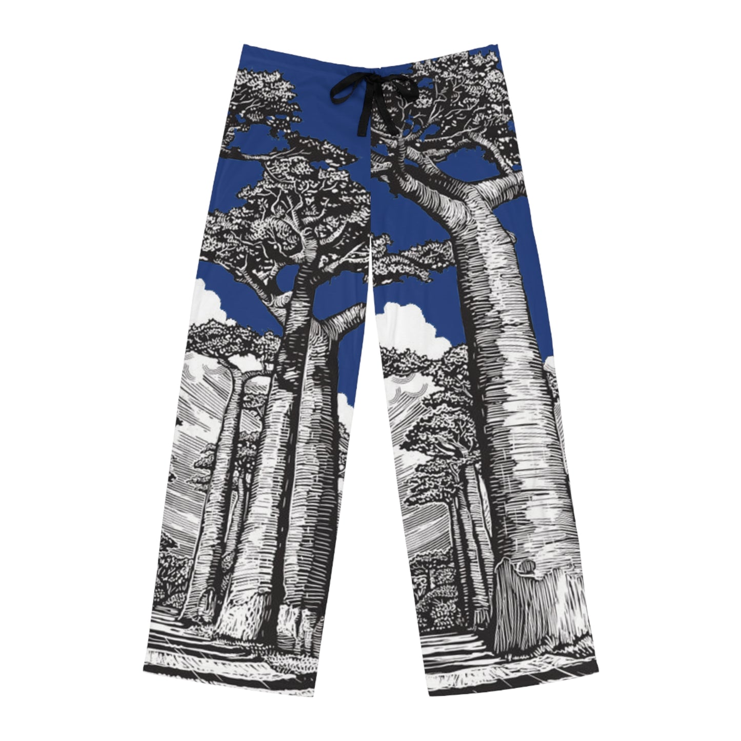 SOLSTICE Baobab Dark Blue Men's Pajama Pants (AOP)
