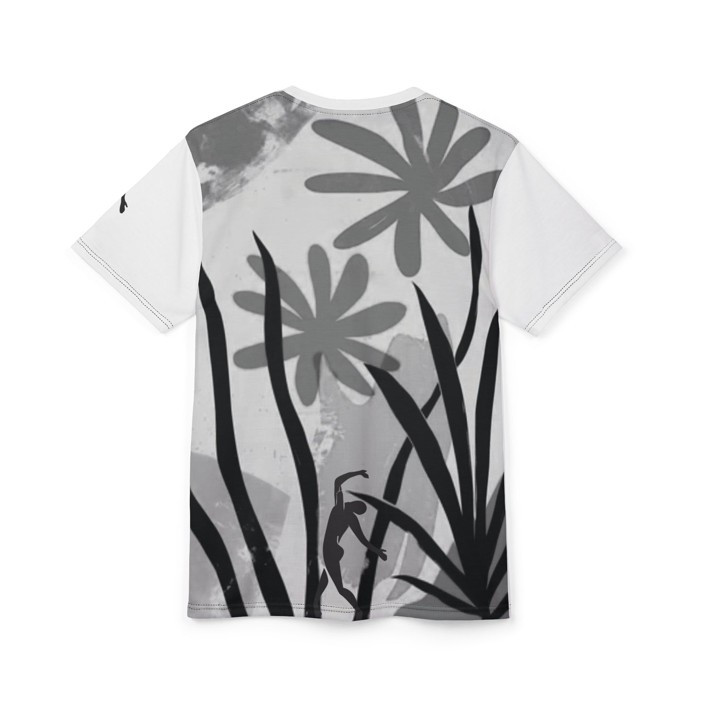 SOLSTICE Bamboo Unisex yellow Cut & Sew Tee (AOP)