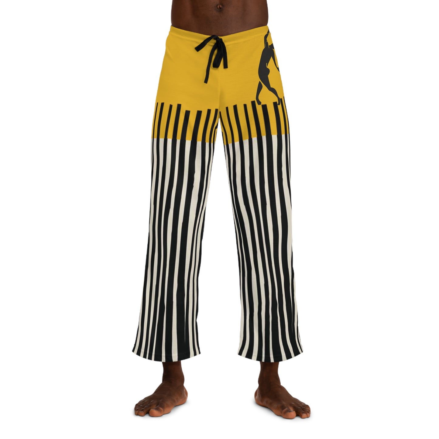 Copy of SOLSTICE Bamboo Men's Pajama Yellow Pants (AOP)