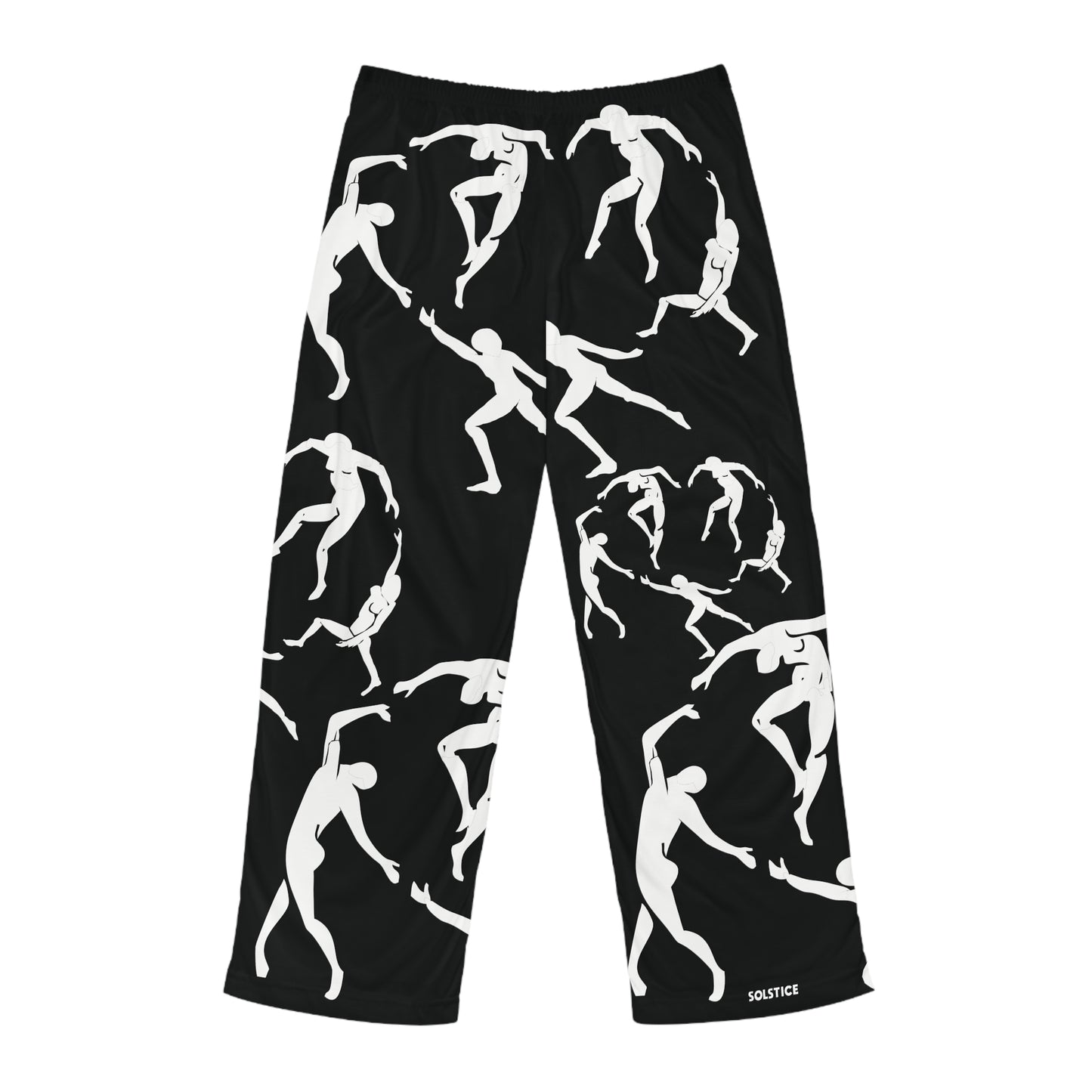 SOLSTICE Matisse Men's black Pajama Pants (AOP)
