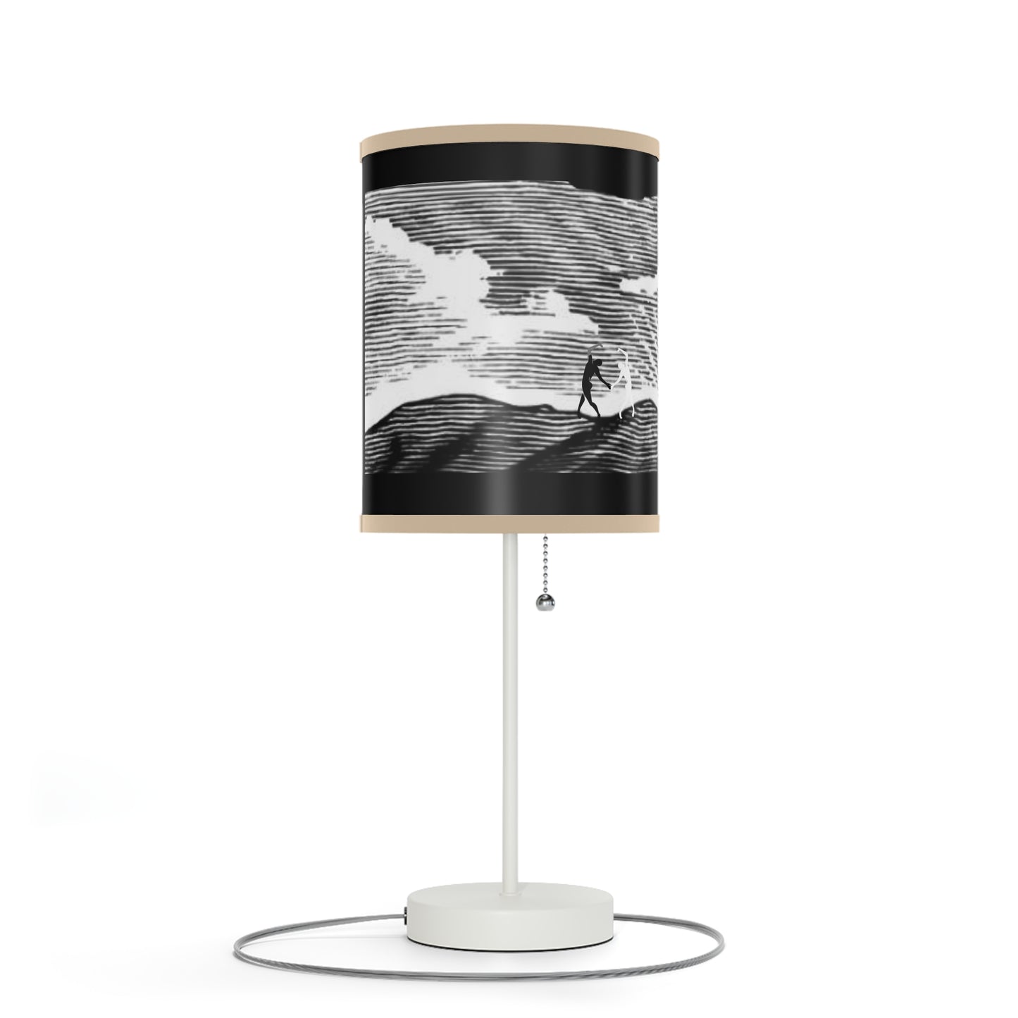 Solstice Engraved Sunrise Lamp on a Stand, US|CA plug