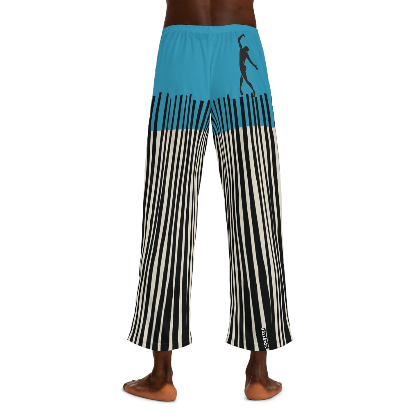 SOLSTICE Bamboo Men's Pajama Turquoise Pants (AOP)