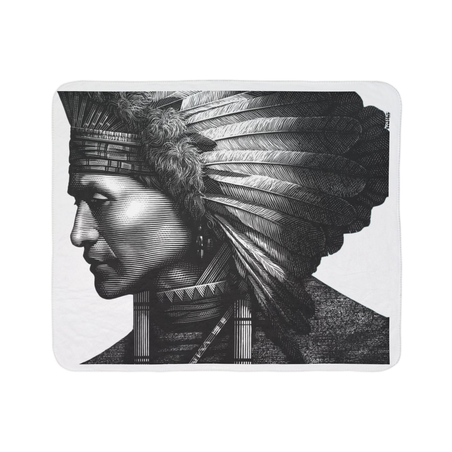 Solstice Shaman Fleece Sherpa Blanket