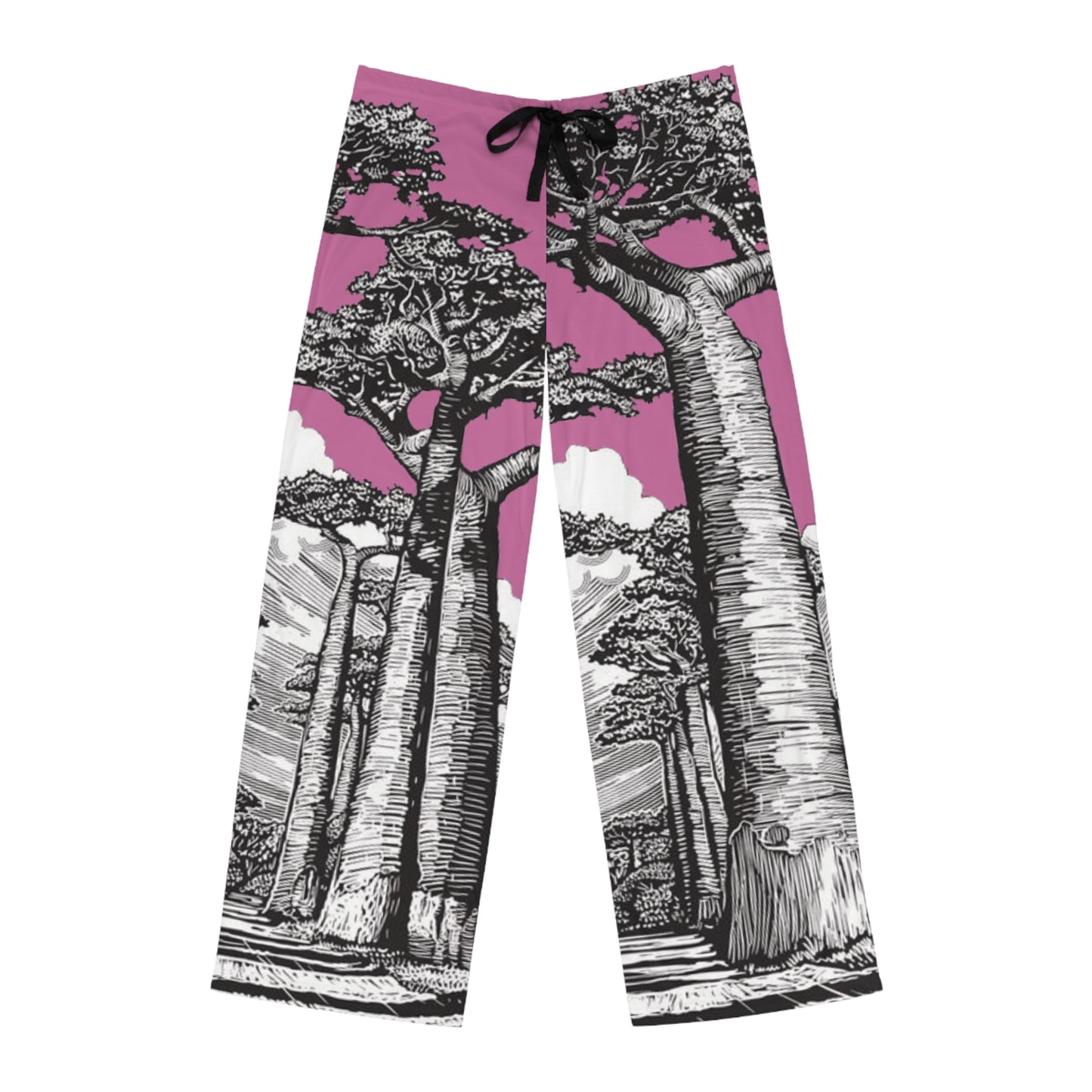SOLSTICE Baobab Pink Men's Pajama Pants (AOP)