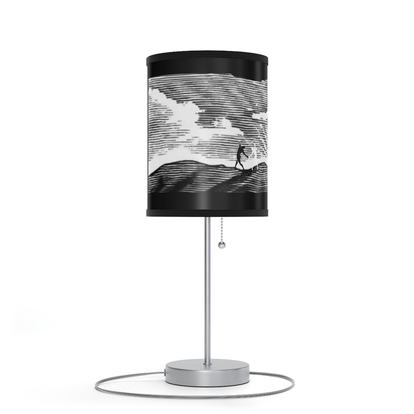 Solstice Engraved Sunrise Lamp on a Stand, US|CA plug