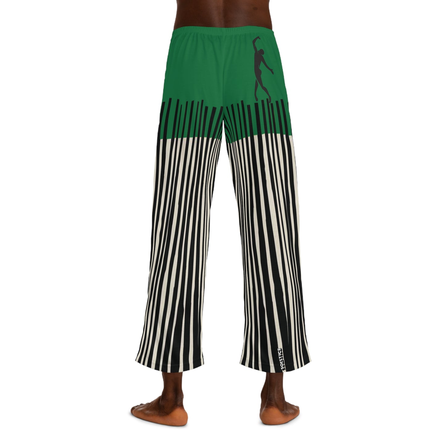 SOLSTICE Bamboo Men's Pajama Dark Green Pants (AOP)