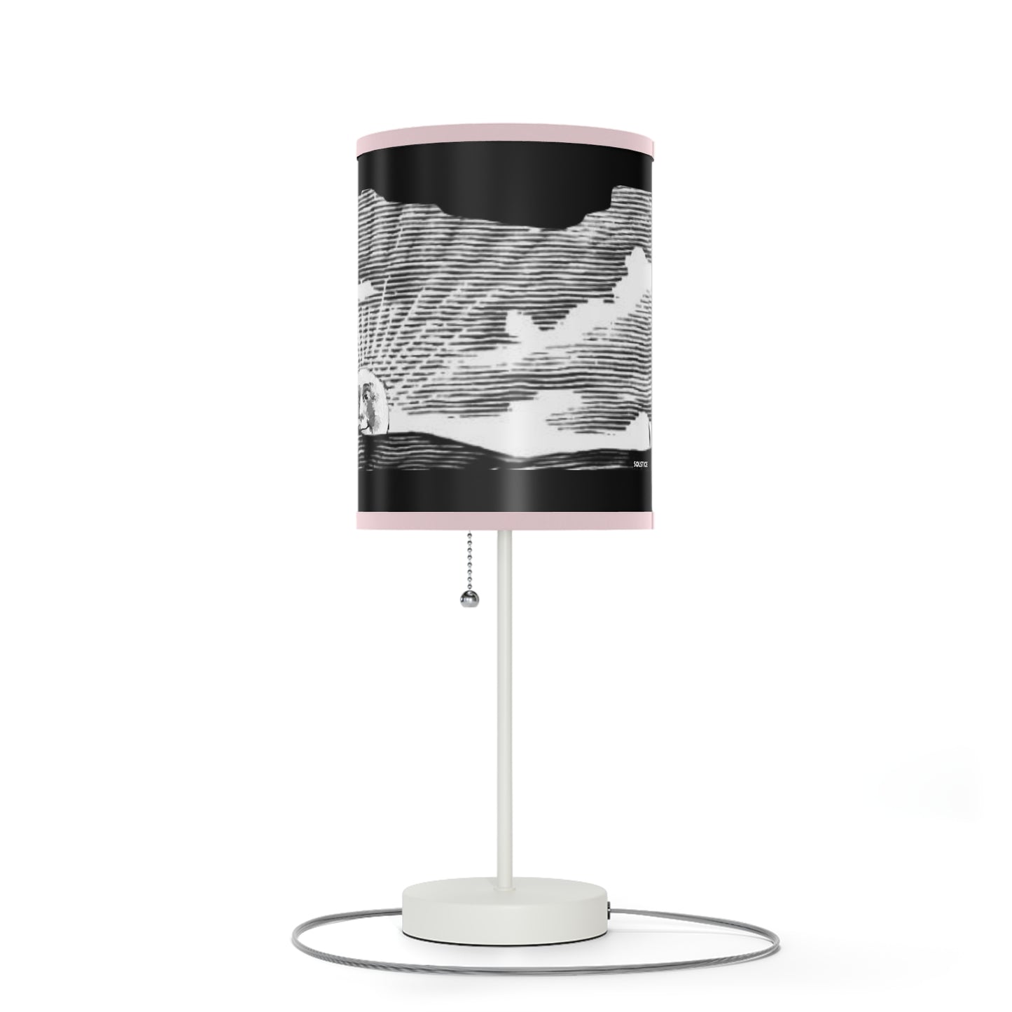 Solstice Engraved Sunrise Lamp on a Stand, US|CA plug
