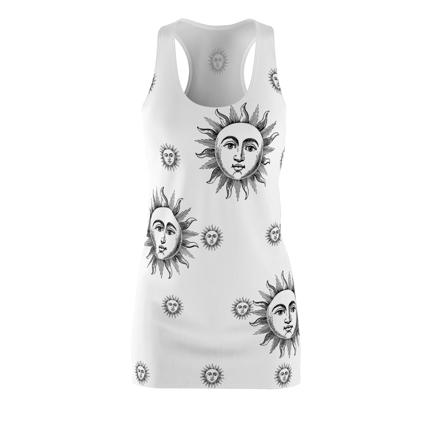 Women's Solstice Sun W Cut & Sew Racerback Dress (AOP)