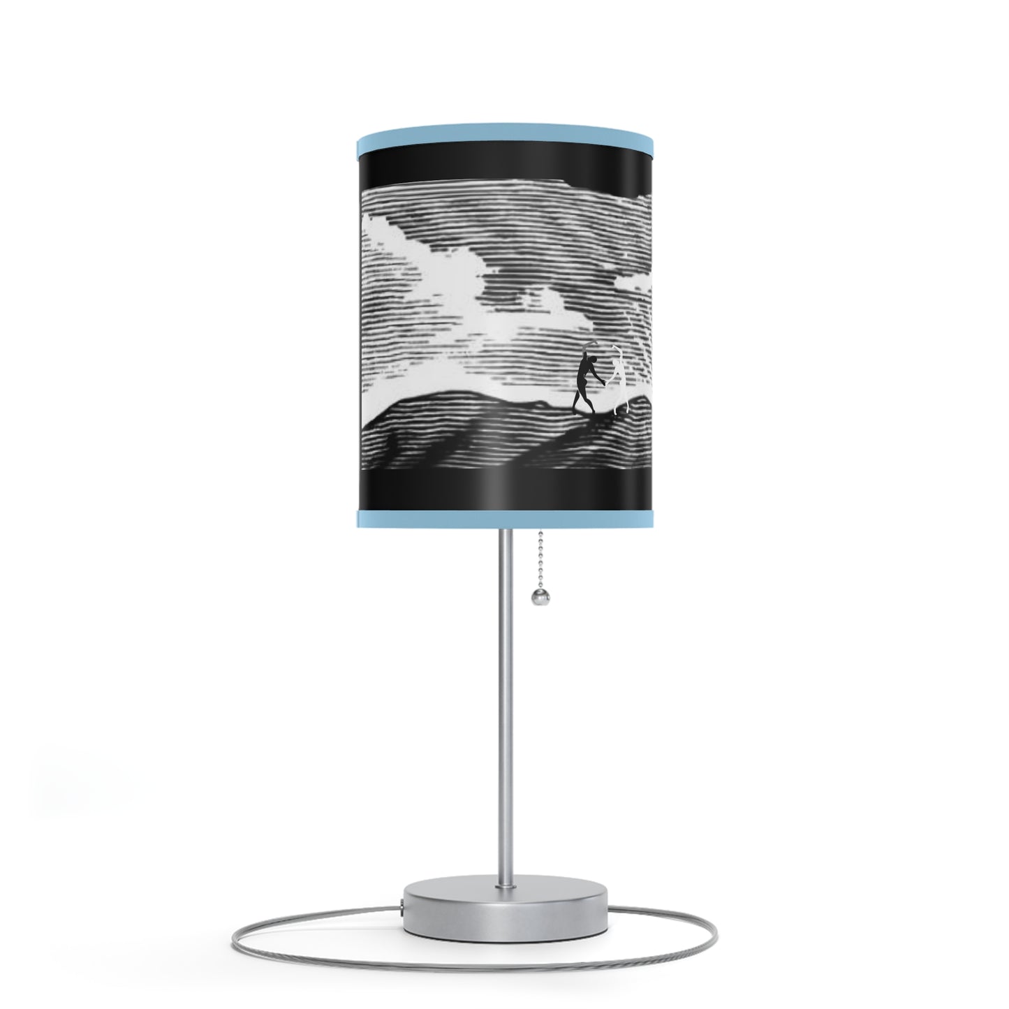 Solstice Engraved Sunrise Lamp on a Stand, US|CA plug