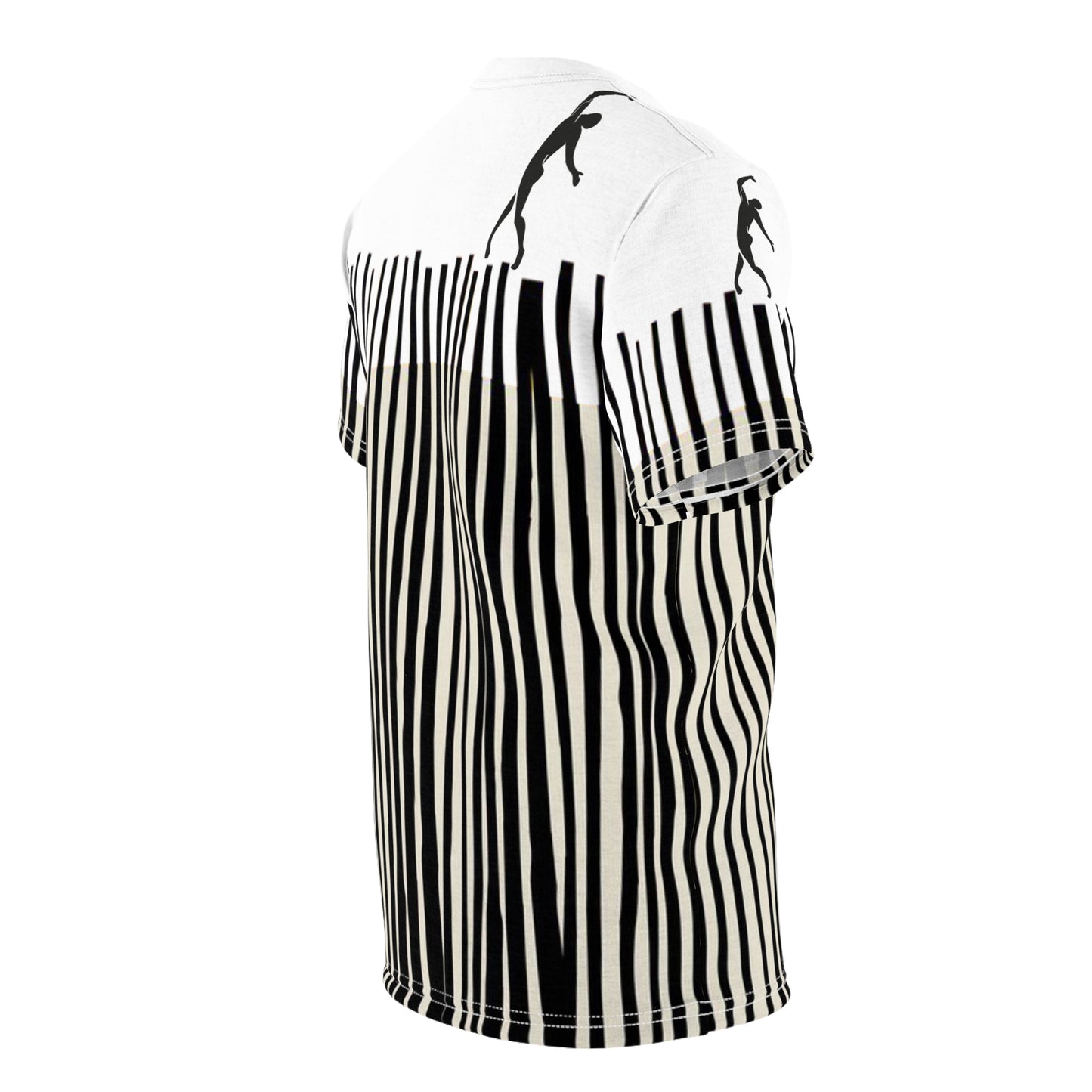 SOLSTICE Bamboo Unisex white Cut & Sew Tee (AOP)