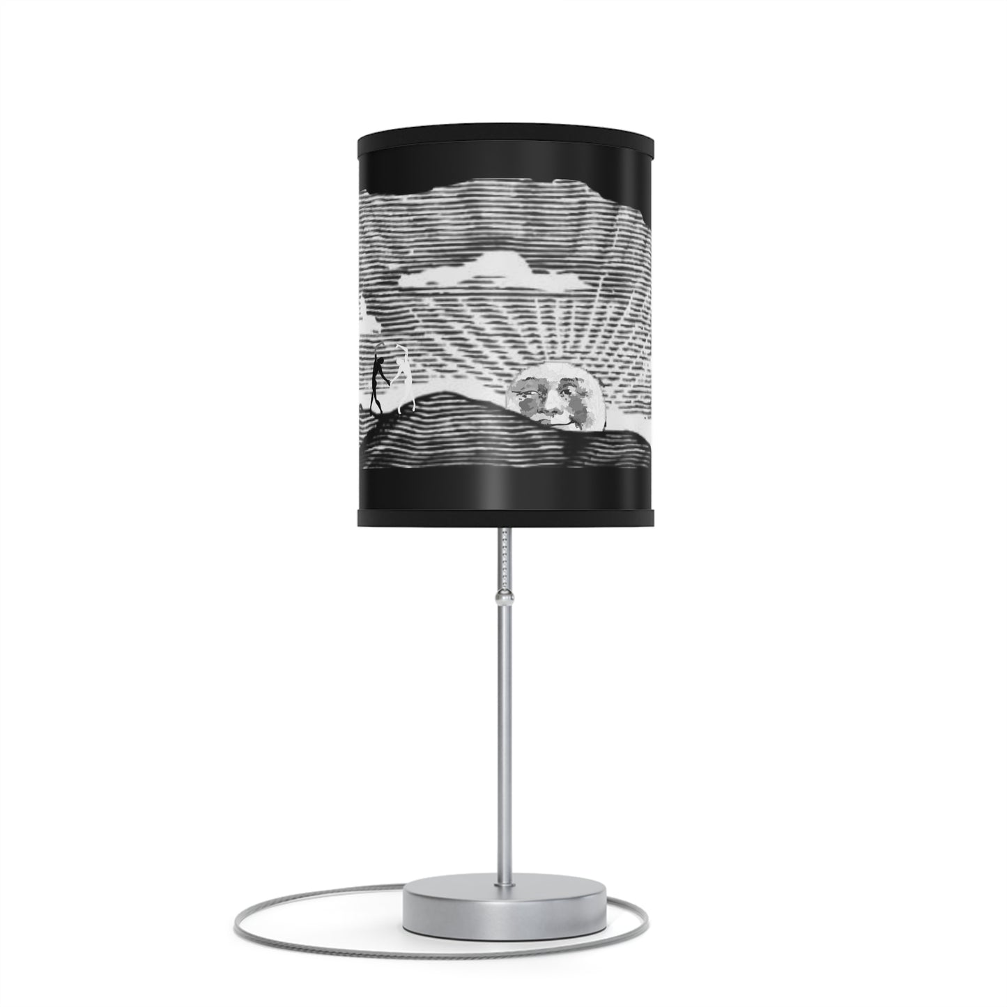 Solstice Engraved Sunrise Lamp on a Stand, US|CA plug