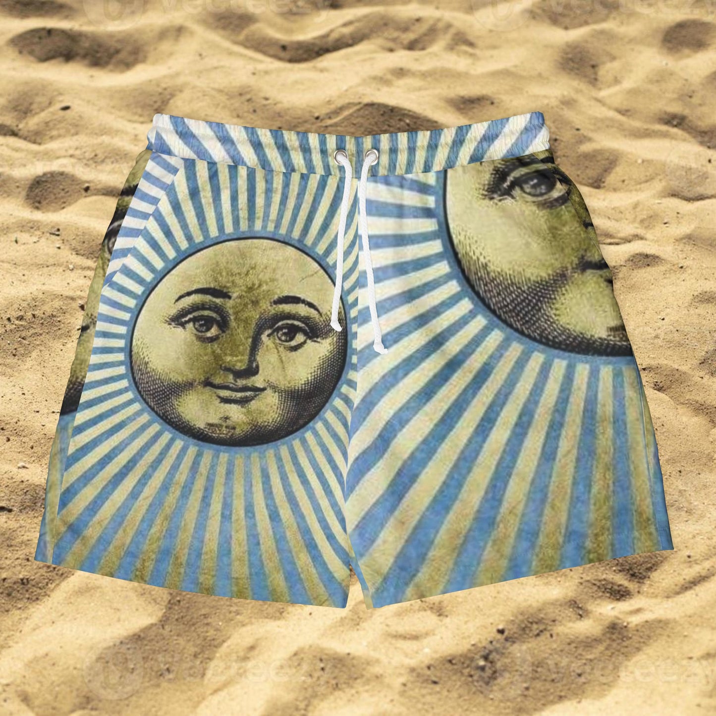 SOLSTICE Vintage Sun Swim Shorts (AOP)