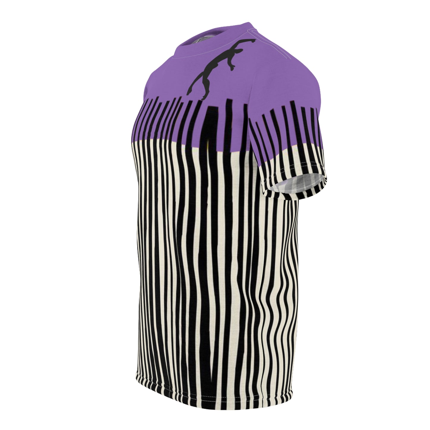 SOLSTICE Bamboo Unisex light purple Cut & Sew Tee (AOP)