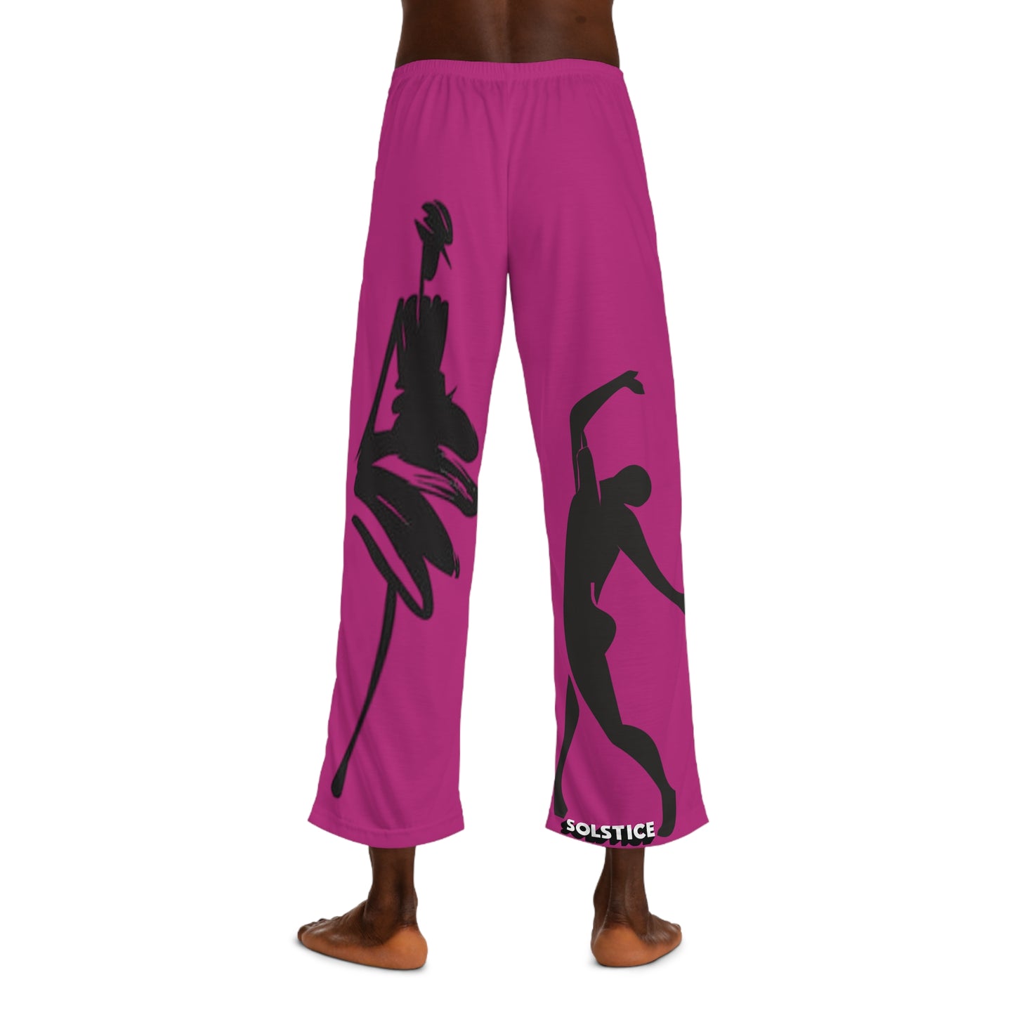 SOLSTICE Fashionist 2 Men's Pajama dark pink Pants (AOP)