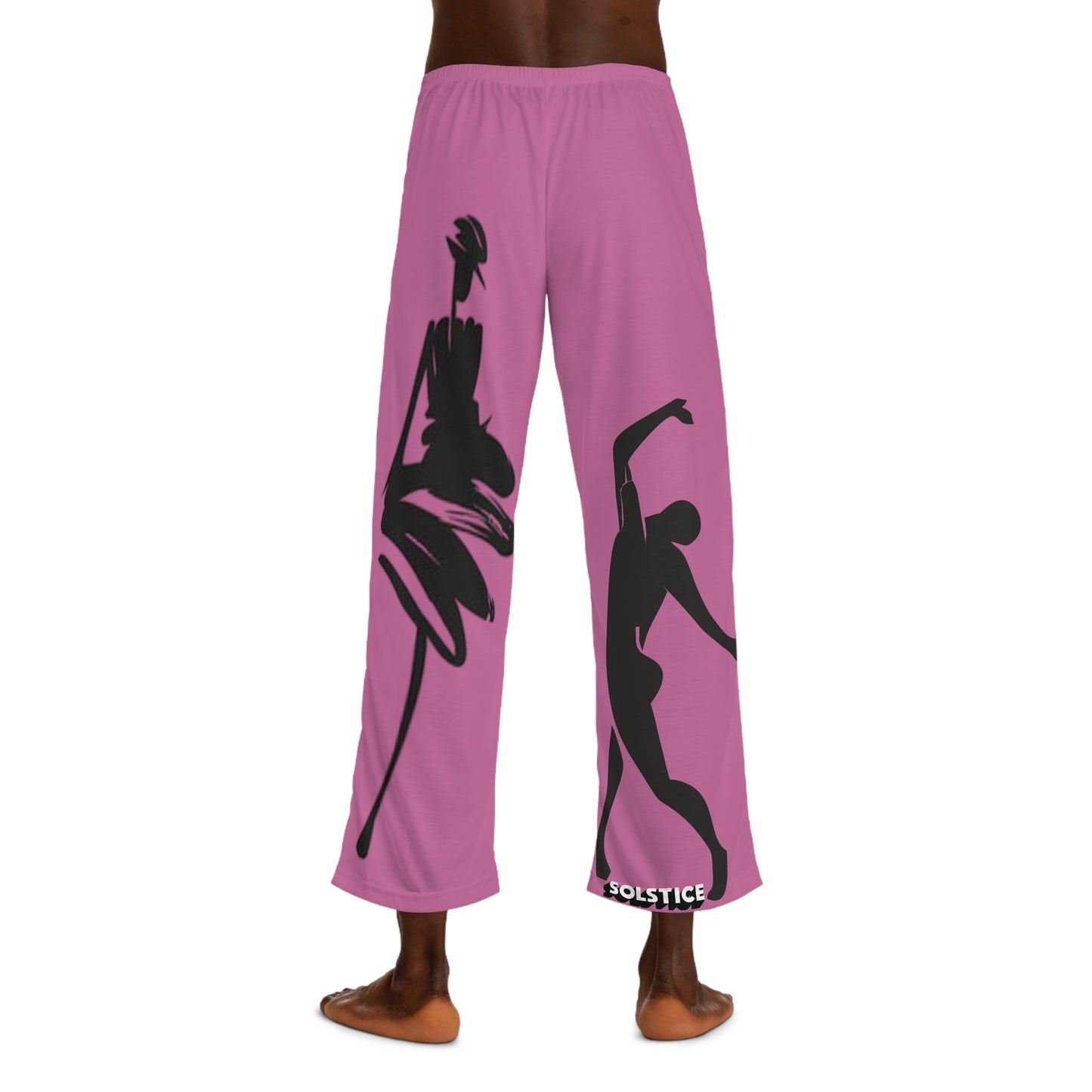 SOLSTICE Fashionist 2 Men's Pajama pink Pants (AOP)