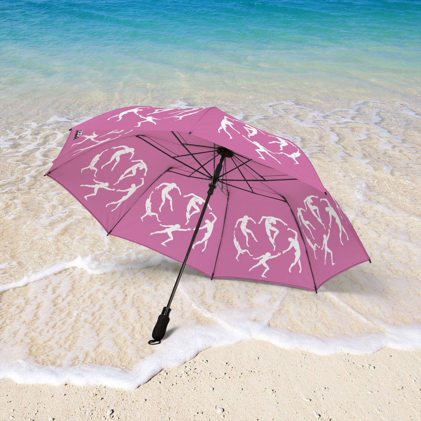 PINK SOLSTICE DANCE Semi-Automatic Foldable Umbrella