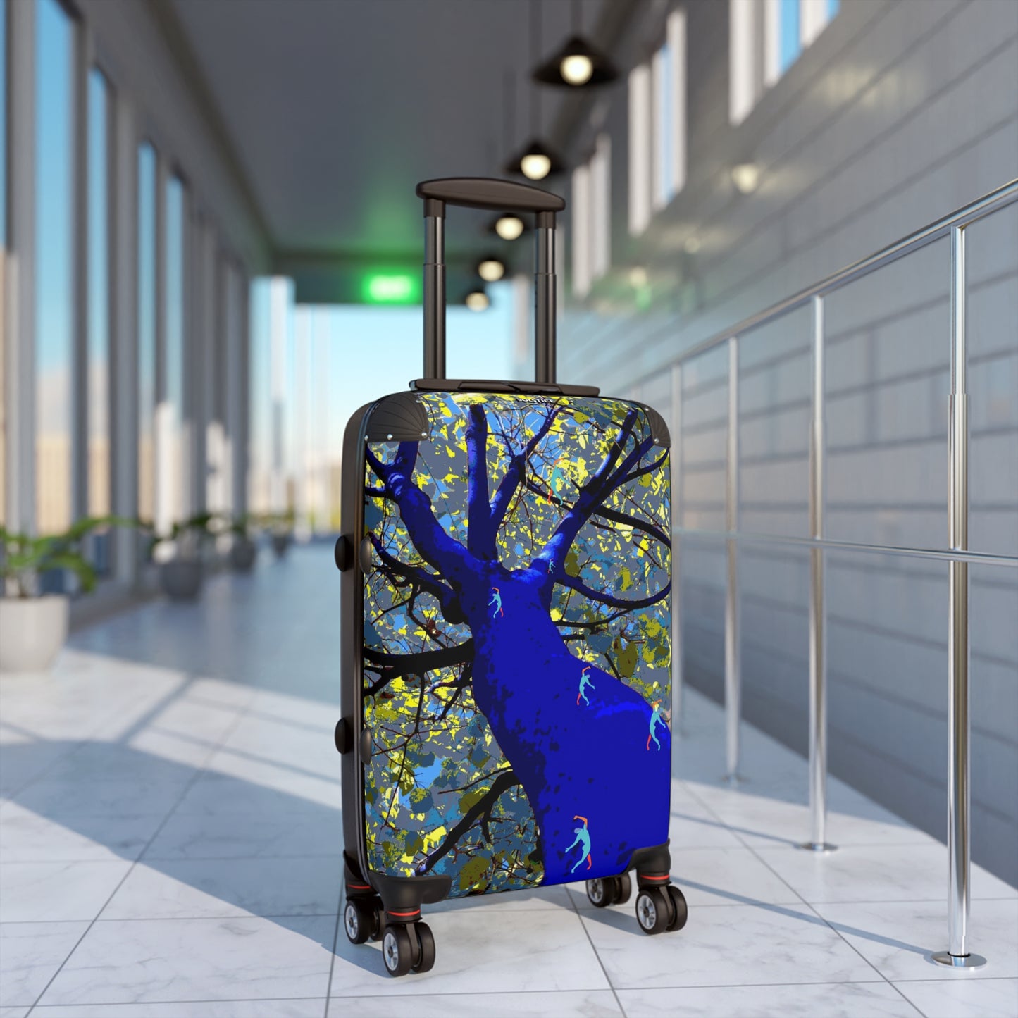 SOLSTICE BlueTree with dancers Suitcase